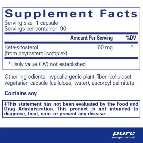 Beta-Sitosterol – Prostate & Urinary Flow Support (90 Veg Capsules)