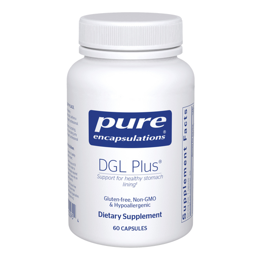 DGL Plus® – 60 Veg Capsules • Gastrointestinal & Stomach Lining Support with DGL Herbal Blend