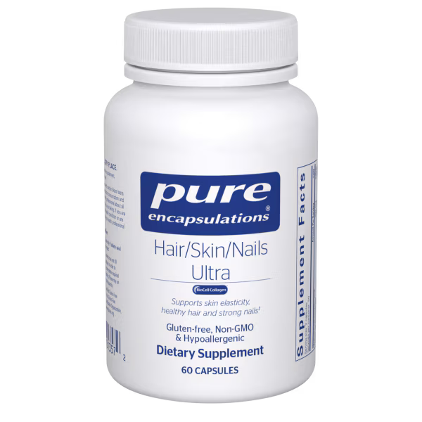 Hair/Skin/Nails Ultra – 60 Veg Capsules • Advanced Collagen, Antioxidant & Keratin Support for Radiant Beauty
