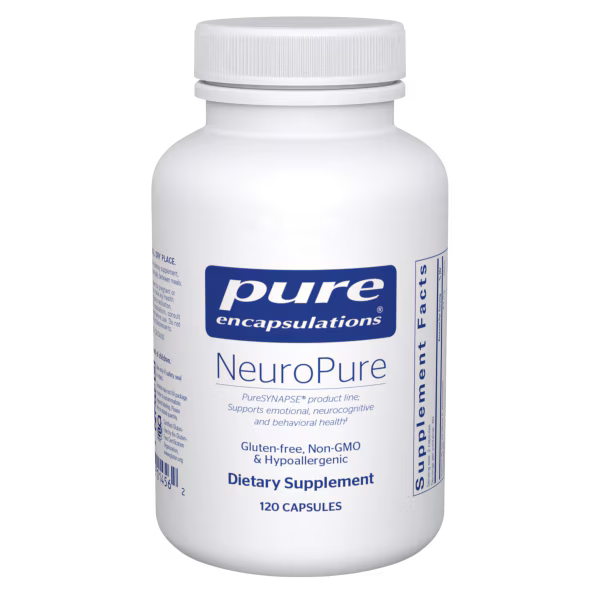 NeuroPure – Advanced Neurotransmitter Support (120 Veg Capsules) | Serotonin & Dopamine Precursors + Cofactors