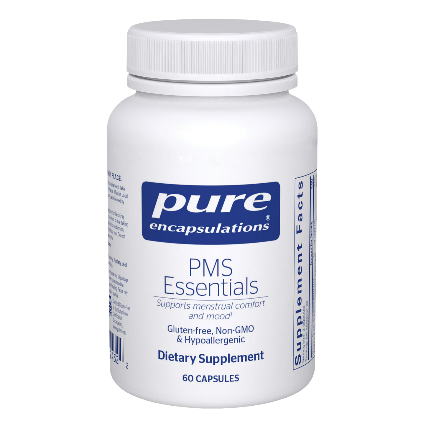 PMS Essentials – 60 Veg Capsules • Nutrient-Botanical Support for Menstrual Comfort, Mood & Cravings