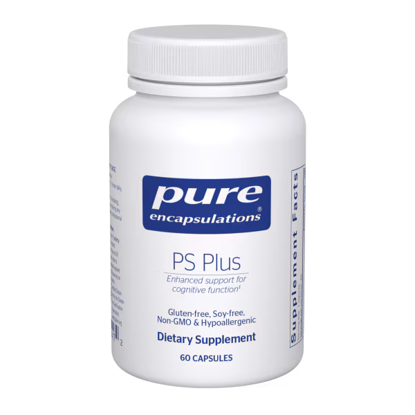 PS Plus – Soy-Free Phosphatidylserine for Memory, Processing & Cognitive Function (60 Capsules)