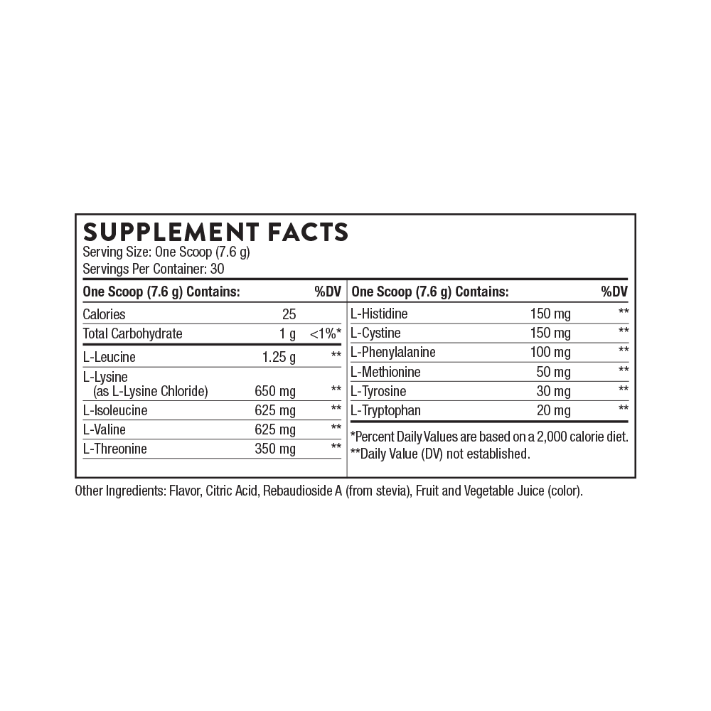 Amino Complex – Berry • NSF Certified EAAs & BCAAs for Lean Muscle, Energy & Recovery