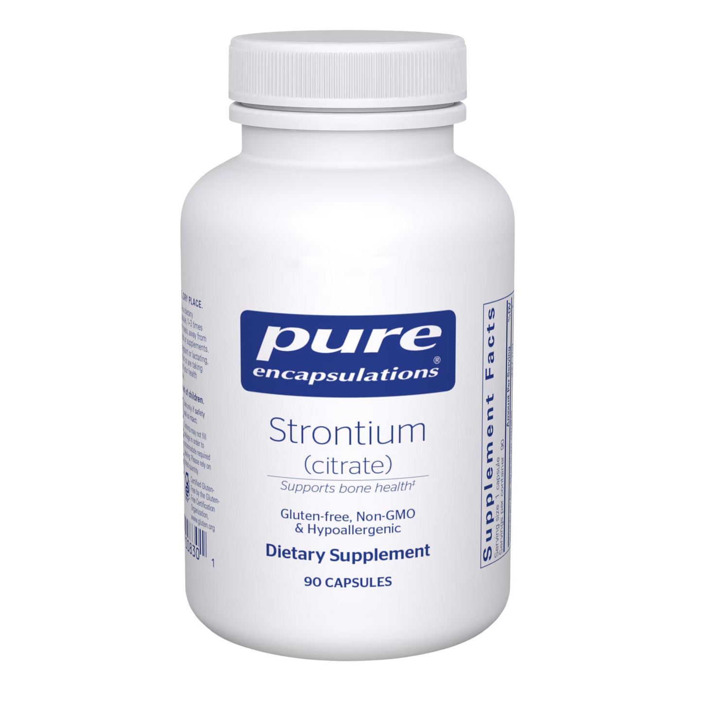 Strontium (Citrate) – 90 Veg Capsules • Trace Mineral Support for Bone Strength & Integrity