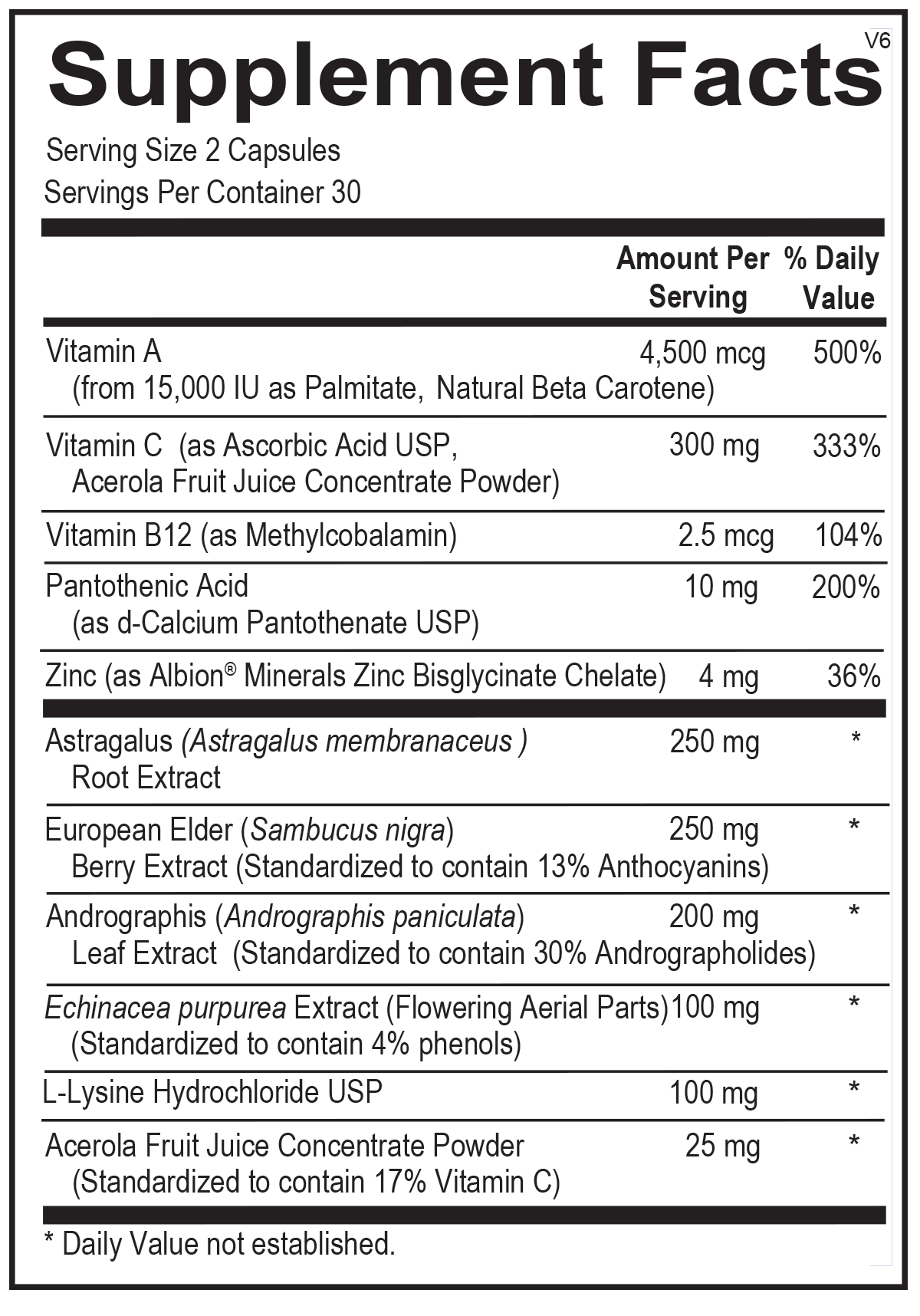 ORTHO MOLECULAR -VIRACID-IMMUNE HEALTH-