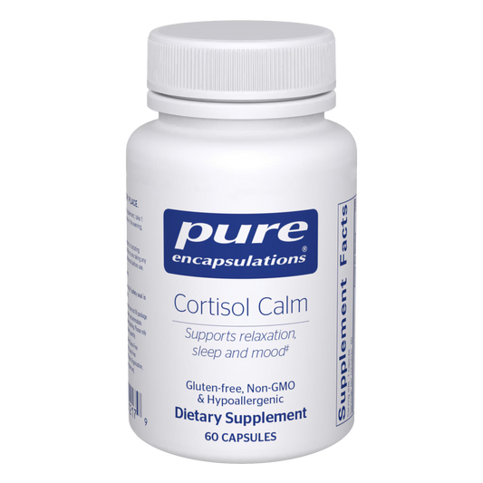 Cortisol Calm – 60 Veg Capsules • Adaptogenic Stress, Mood & Sleep Support