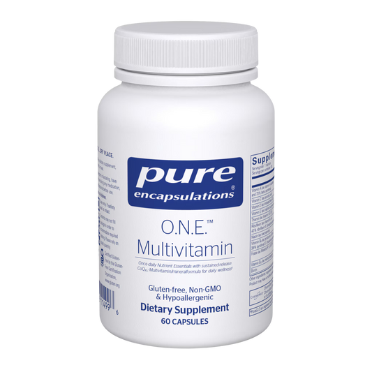 O.N.E.™ Multivitamin – 60 Veg Capsules • Daily Nutrient Essentials with L-5-MTHF, Sustained-Release CoQ₁₀ & Antioxidant Blend