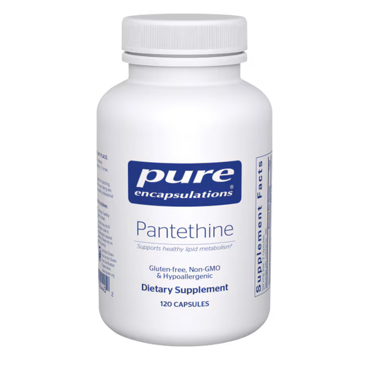 Pantethine – 120 Veg Capsules • Clinically Tested Support for Healthy Lipid Metabolism & Cardiovascular Function