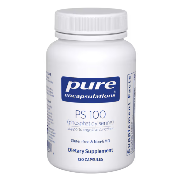 PS 100 – Phosphatidylserine Brain Nutrient for Memory, Mood & Cognitive Rescue (120 Veg Capsules)