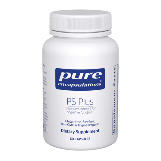 PS Plus – Soy-Free Phosphatidylserine for Memory, Processing & Cognitive Function (60 Capsules)
