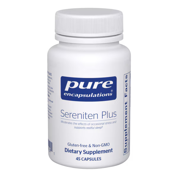 SereniTen Plus – Relaxation & Stress Support (45 Capsules) • Lactium®, Suntheanine®, Vitamin D₃ Blend