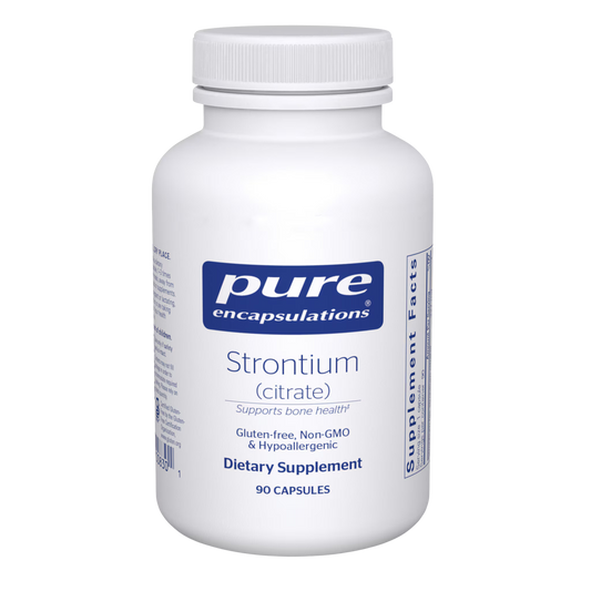 Strontium (Citrate) – 90 Veg Capsules • Trace Mineral Support for Bone Strength & Integrity