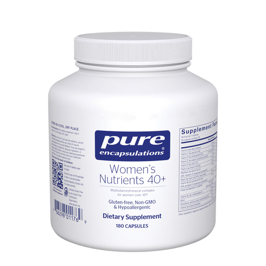 Women’s Nutrients 40+ – 180 Veg Capsules • Advanced Multivitamin & Mineral Support for Women Over 40